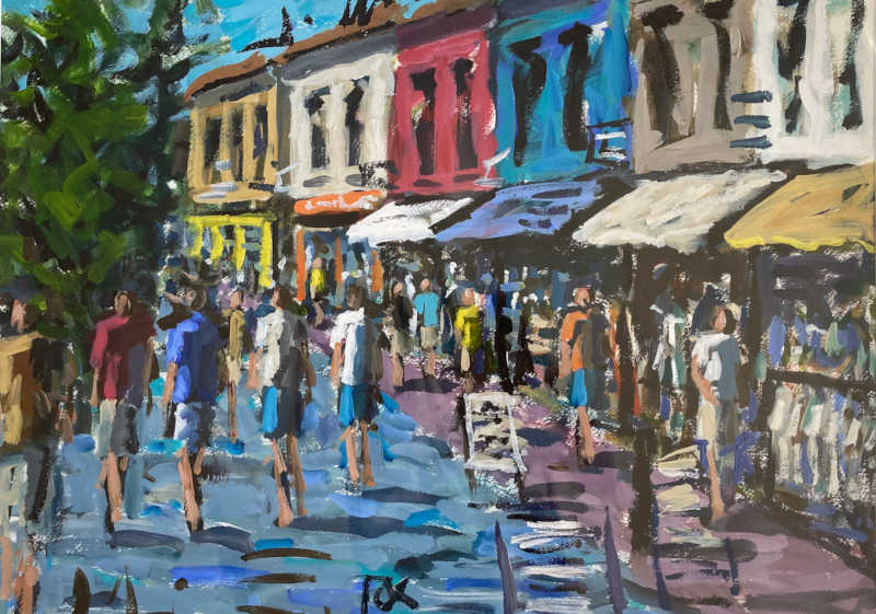 Acrylic On Paper